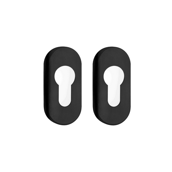 Накладки на серцевину ABARO D02 овальні антрацит