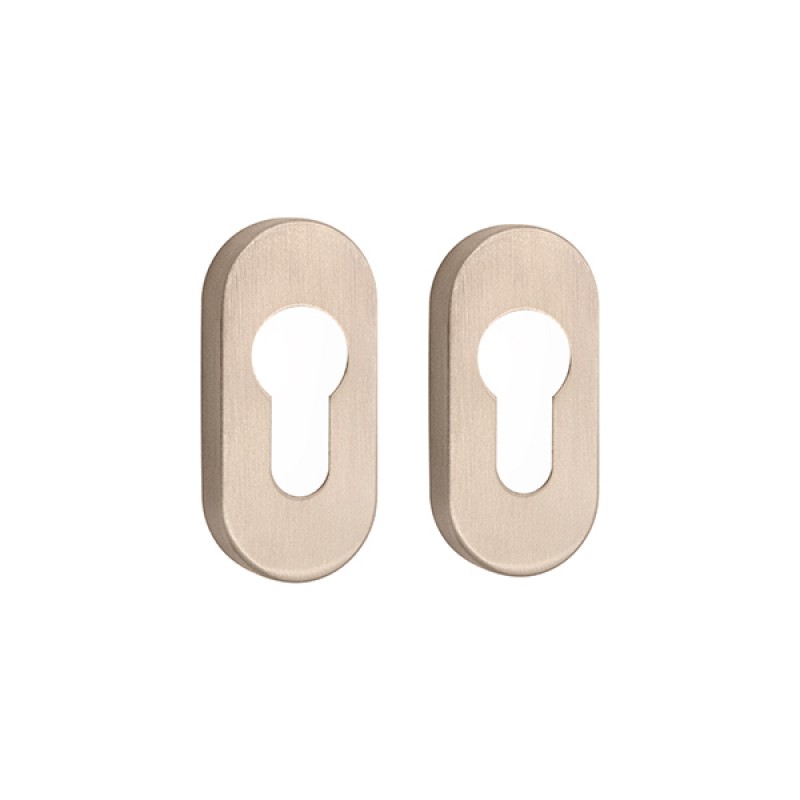 Накладки на серцевину ABARO D02 овальні нержавіюча сталь