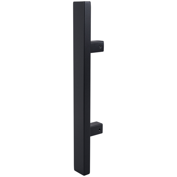 Ручка скоба ABARO Sydney 90° L:400 X:200 W:40*20mm SS 304 чорний RAL 9005 (половинка)