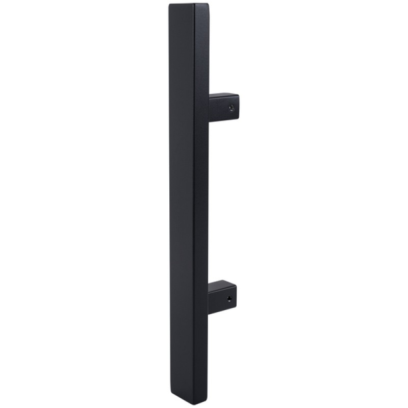 Ручка скоба ABARO Sydney 90° L:400 X:200 W:40*20mm SS 304 чорний RAL 9005 (половинка)