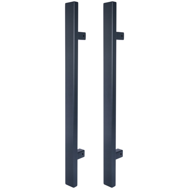 Ручки скоби ABARO Sydney 90° L:600 X:400 W:40*20mm SS 304 антрацит RAL 7016 (комплект)