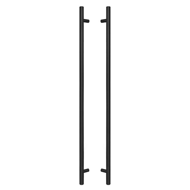 Ручки скоби ABARO Bali 90° L:1800 X:1600 D:32mm SS 304 чорний RAL 9005 (комплект)