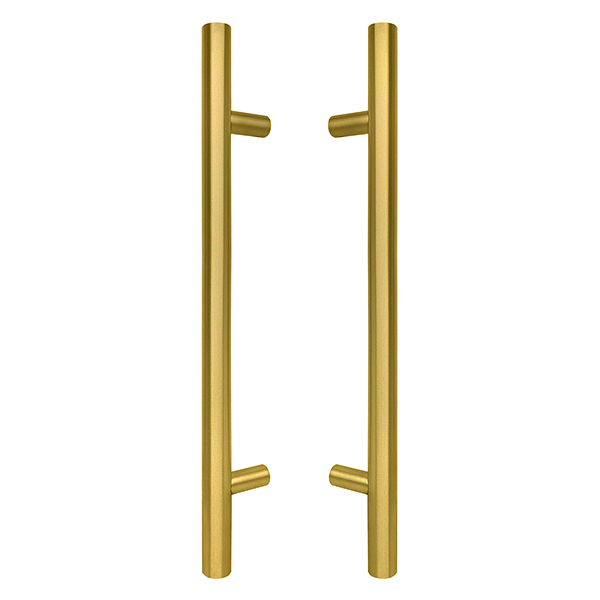 Ручки скоби ABARO Bali 90° L:600 X:400 D:32mm SS 304 золото PVD (комплект)