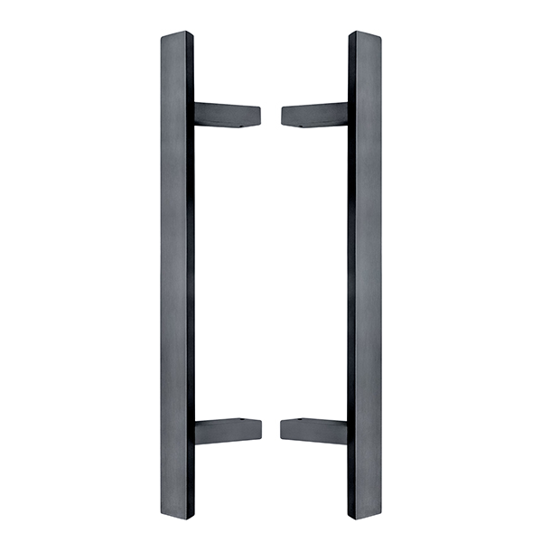 Ручки скоби ABARO Sydney 45° L:600 X:400 W:40*20mm SS 304 антрацит RAL 7016 (комплект)