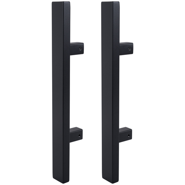 Ручки скоби ABARO Sydney 90° L:400 X:200 W:40*20mm SS 304 чорний RAL 9005 (комплект)