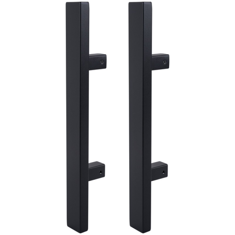 Ручки скоби ABARO Sydney 90° L:600 X:400 W:40*20mm SS 304 чорний RAL 9005 (комплект)