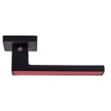 Ручки на розеті GAVROCHE Magnium AL-A1 BLACK/RED чорний/червоний