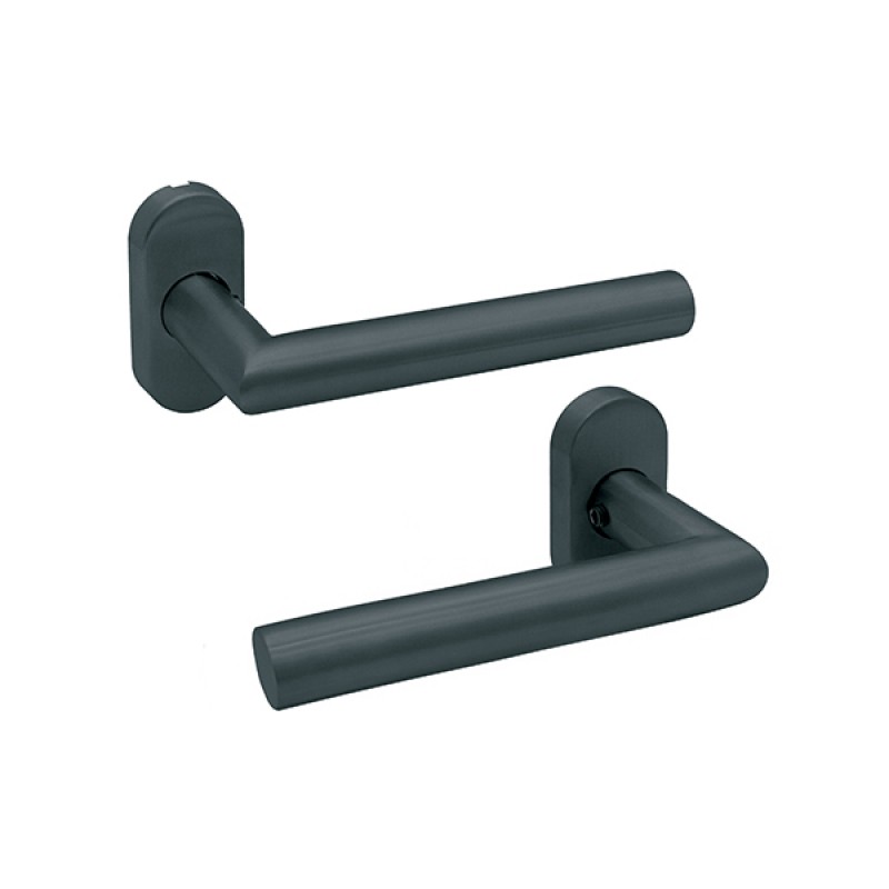 Ручки на розеті ABARO Lido MM антрацит