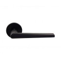 Ручки на розеті GAVROCHE Ruthenium AL-A33 Black чорний