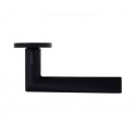 Ручки на розеті GAVROCHE Ruthenium AL-A33 Black чорний