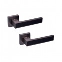 Ручки на розеті GAVROCHE Magnium AL-A1 MBN/BLACK графіт/чорний