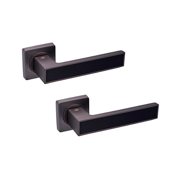 Ручки на розеті GAVROCHE Magnium AL-A1 MBN/BLACK графіт/чорний