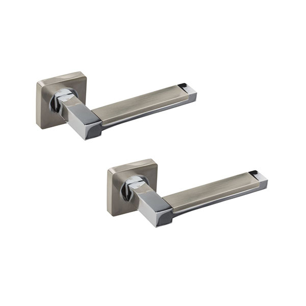Ручки на розеті GAVROCHE Platinum Pt-Z3 SN/CP нікель/хром