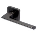Ручки на розеті SAFITA Razor SQ MB чорний матовий