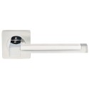 Ручки на розеті GAVROCHE Platinum Pt-Z3 PW/CP білий перламутровий/хром