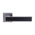 Ручки на розеті GAVROCHE Magnium AL-A3 MBN/BLACK графіт/чорний