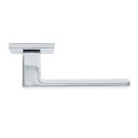 Ручки на розеті SAFITA Mirror HS WP/CP білий/хром