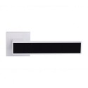Ручки на розеті GAVROCHE Magnium AL-A3 WHITE/BLACK білий/чорний