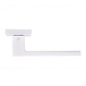 Ручки на розеті GAVROCHE Magnium AL-A3 WHITE/BLACK білий/чорний