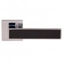 Ручки на розеті GAVROCHE Nikel Ni-Z25 CP/Black хром/чорний
