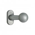 Ручка-кноб CISA 07070.56.0B1 фіксована анодований сірий