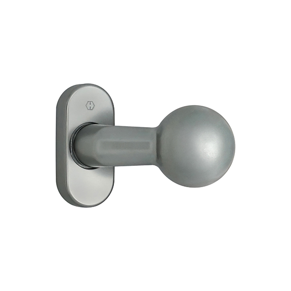 Ручка-кноб CISA 07070.56.0B1 фіксована анодований сірий