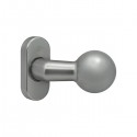 Ручка-кноб CISA 07070.56.0B1 фіксована анодований сірий