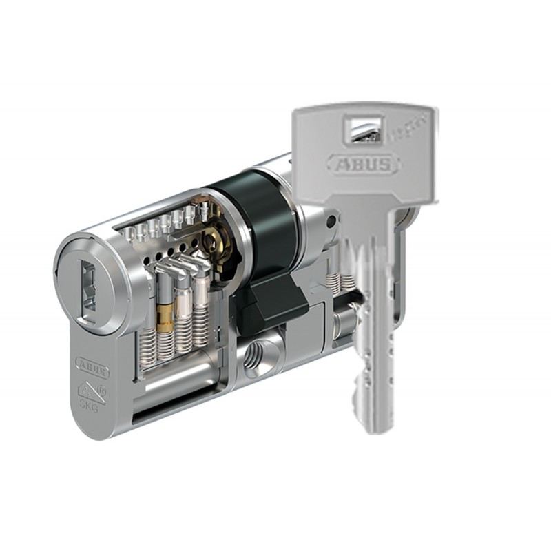 Циліндр ABUS MAGTEC 2500 ME (модульний) ключ-ключ сатиновий нікель