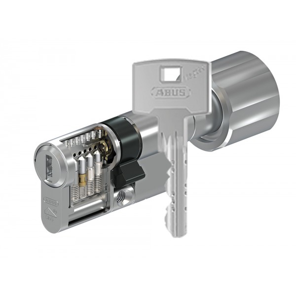 Циліндр ABUS MAGTEC 2500 ME (модульний) ключ-тумблер сатиновий нікель