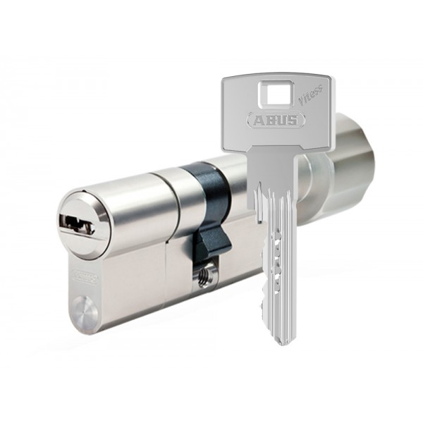Циліндр ABUS Vitess 4000 MX (модульний) ключ-тумблер сатиновий нікель