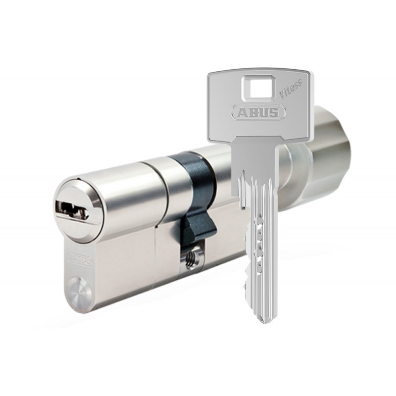 Циліндр ABUS Vitess 4000 MX (модульний) ключ-тумблер сатиновий нікель