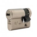 Циліндр половинка CISA ASIX P8 PRO 40 (30*10) нікель матовий 2+1 ключ