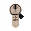 Циліндр половинка CISA C3000 40 (30*10) нікель матовий 3 ключі