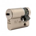 Циліндр половинка CISA Astral Tekno PRO 40 (30*10) нікель матовий 3 ключі