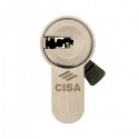 Циліндр половинка CISA Astral Tekno PRO 40 (30*10) нікель матовий 3 ключі