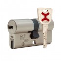 Циліндр CISA AP4 S 60 (30*30) нікель матовий 3 ключі
