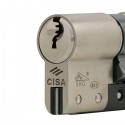 Циліндр CISA C3000S ключ-вороток (модульний) нікель матовий 3 ключі