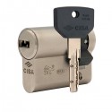 Циліндр половинка CISA ASIX P8 40 (30*10) нікель матовий 3 ключі