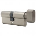 Циліндр CISA C2000 60T (30*30T) нікель матовий 3 ключі