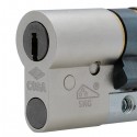 Циліндр CISA RX ключ-ключ (модульний) нікель матовий 3 ключі
