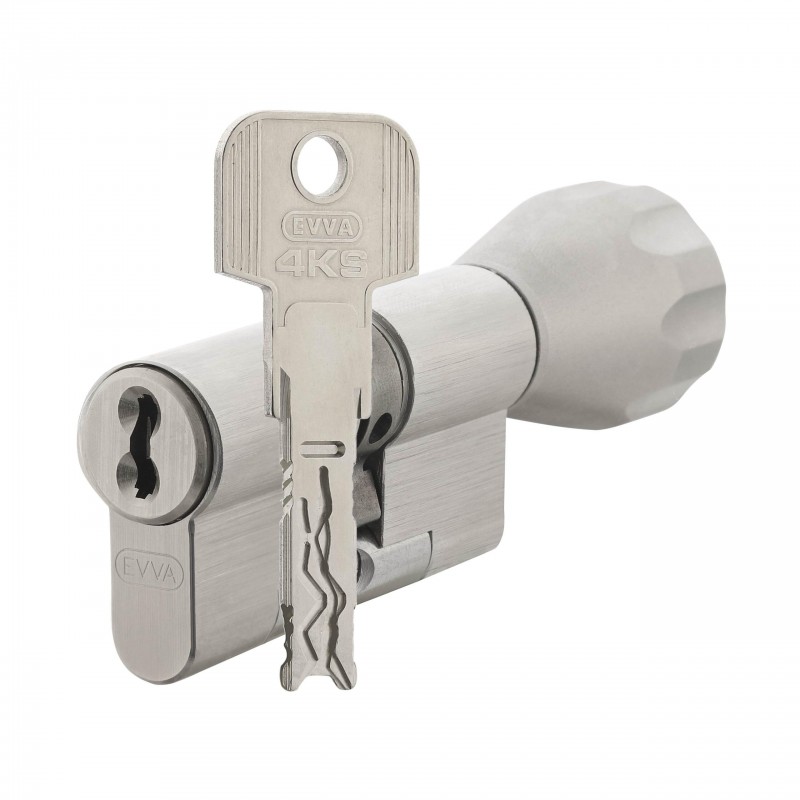 Циліндр EVVA 4KS ключ-вороток – High Security 6 рівень