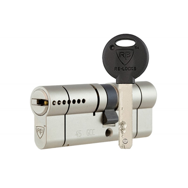 Циліндр Rav Bariach RB LOCKS KEYLOCX ключ-ключ сатин (5 ключів)