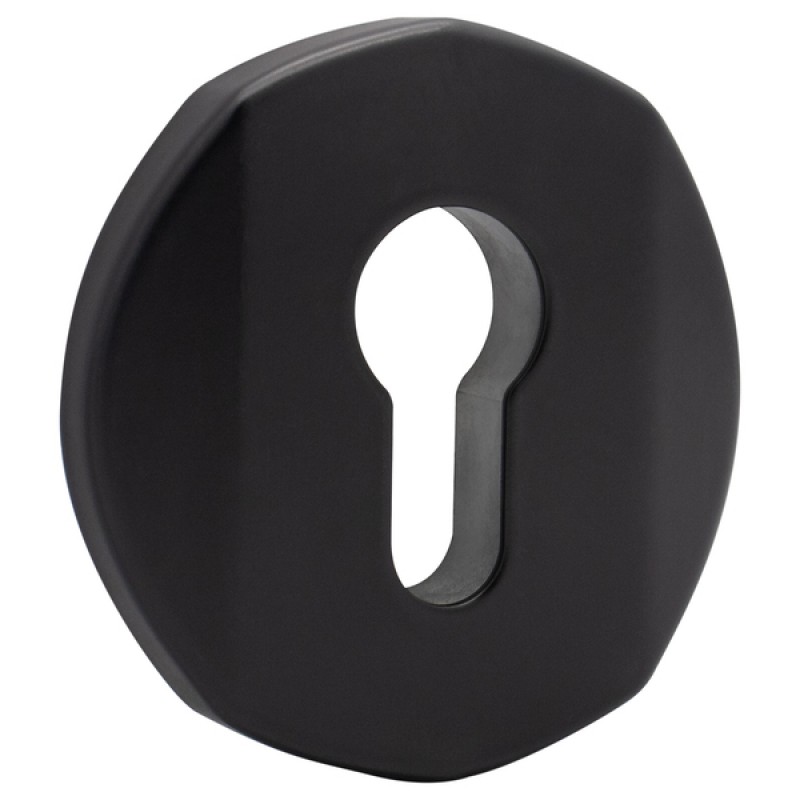 Накладка на серцевину CISA 07076.70 для врізної антипаніки кругла чорний