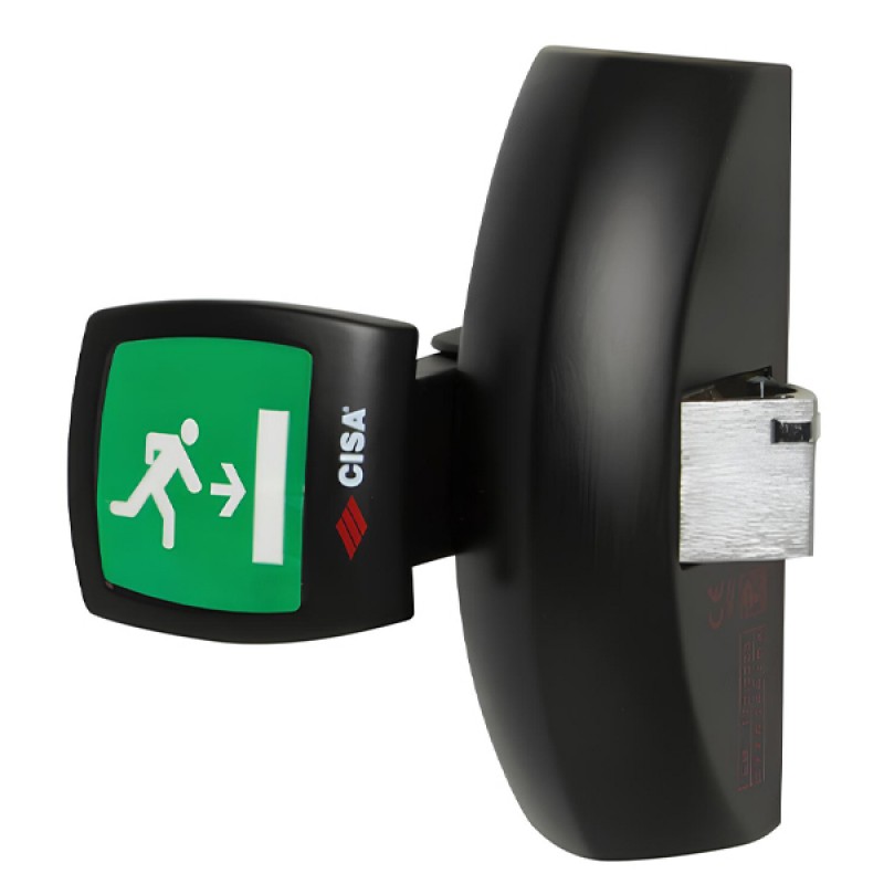 Антипаніка накладна CISA Fast Push-pad 59061.10 модульна 1-точкова чорний