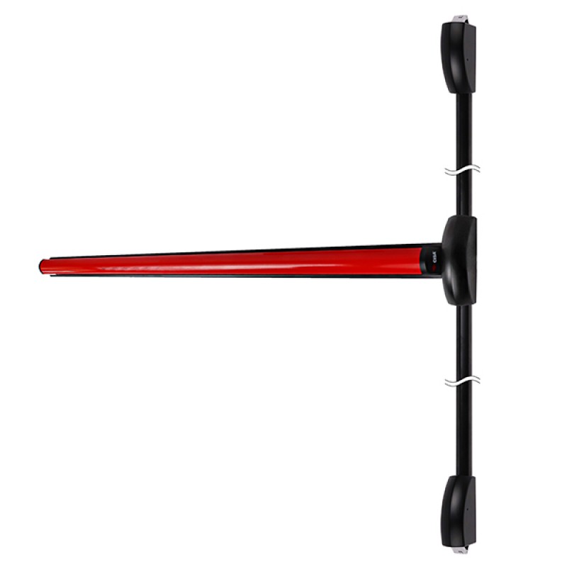 Антипаніка накладна CISA Fast Touch 59811.10 модульна 3-точкова червоний/чорний