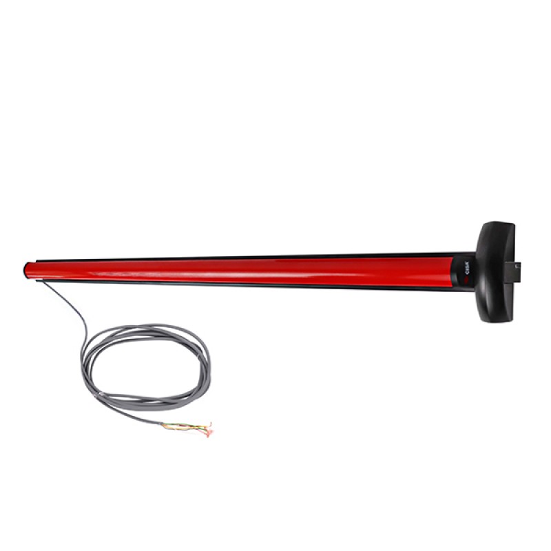 Антипаніка накладна CISA eFAST 59851.10 1-точкова електромоторна червоний/чорний