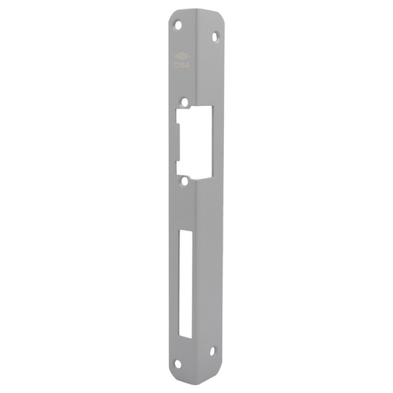 Зворотня планка CISA 05004.00.1.07 для ел.защіпок кутова права сіра