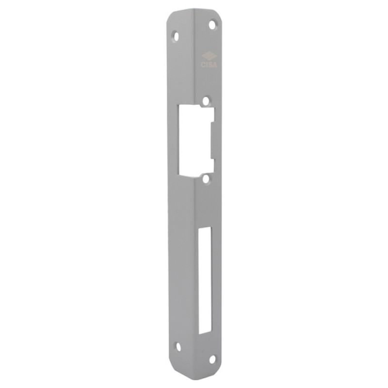 Зворотня планка CISA 05004.00.2.07 для ел.защіпок кутова ліва сіра