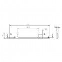 Зворотня планка CISA 06220.20 до ел.замків 15535, 15515, 17665, 17685