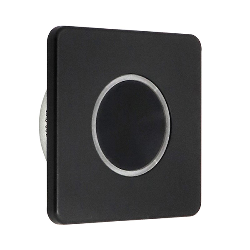 Розумна кнопка-контроллер CISA BUTTON 065C4.53.0.A5 для замків DOMO квадратна чорна